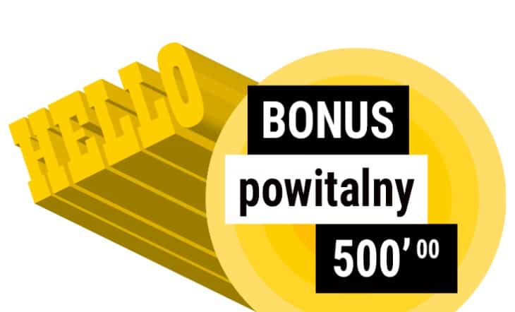 Bonus powitalny Totolotek - 100% do 500 PLN